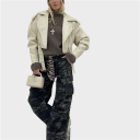 jeans modello cargo camouflage